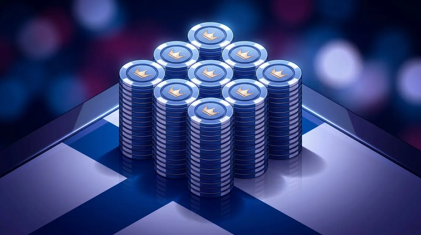 VIP-kasinopelimerkki ja pokerimerkit kultaisella poydällä