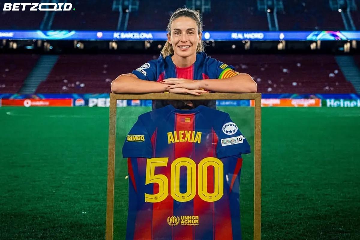 Alexia Putellas saavutti 500 Barcelona-ottelun rajapyykin Camp Noulla