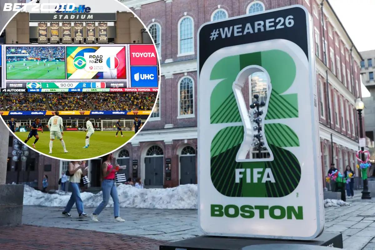 Vuoden 2026 MM-kisojen Bostonin junaliput 80 dollaria – 400 prosentin hinnankorotus