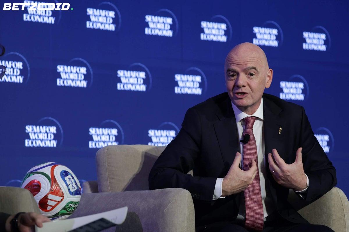 Infantino puolustaa MM-2026-lippujen hintoja: 'Se on markkinoiden asia'