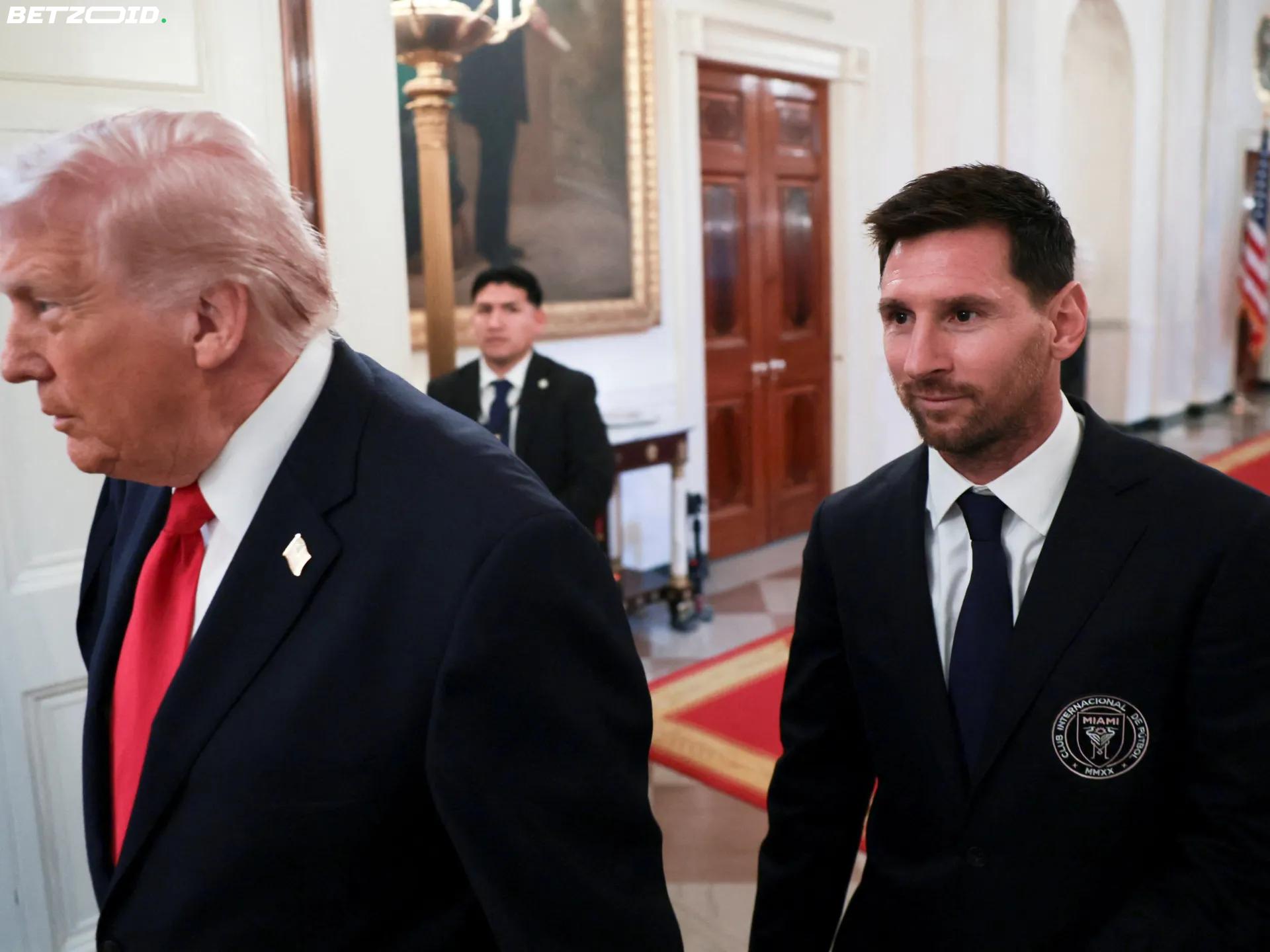Messi kohtaa kritiikkivyöryn Trumpin Valkoisen talon vierailun jälkeen